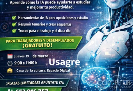 Usagre ofrecerá una sesión gratuita para descubrir aplicaciones prácticas de la Inteligencia Artificial